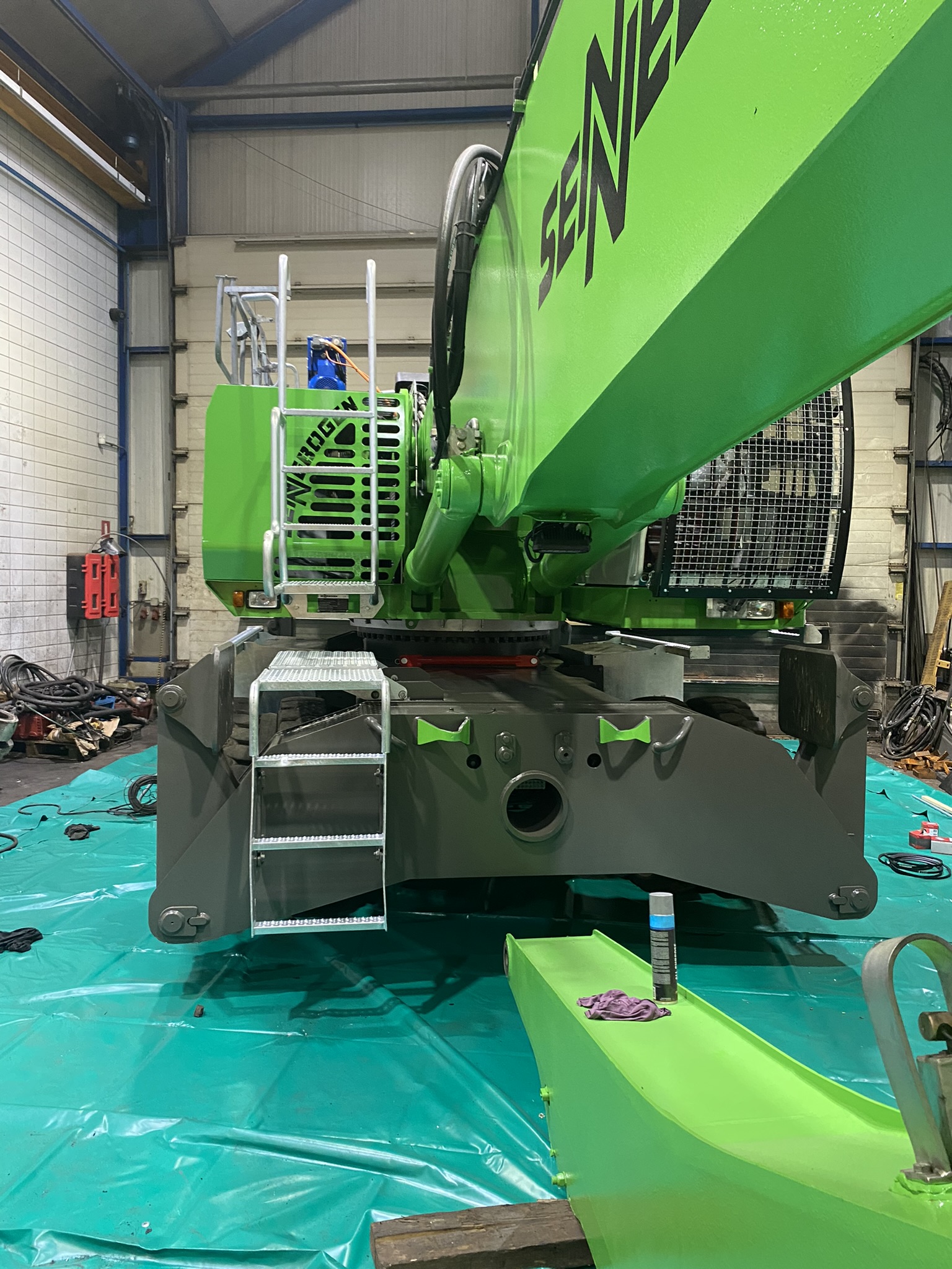 Opbouw GEMA 20KW Genset Sennebogen 835 (3)